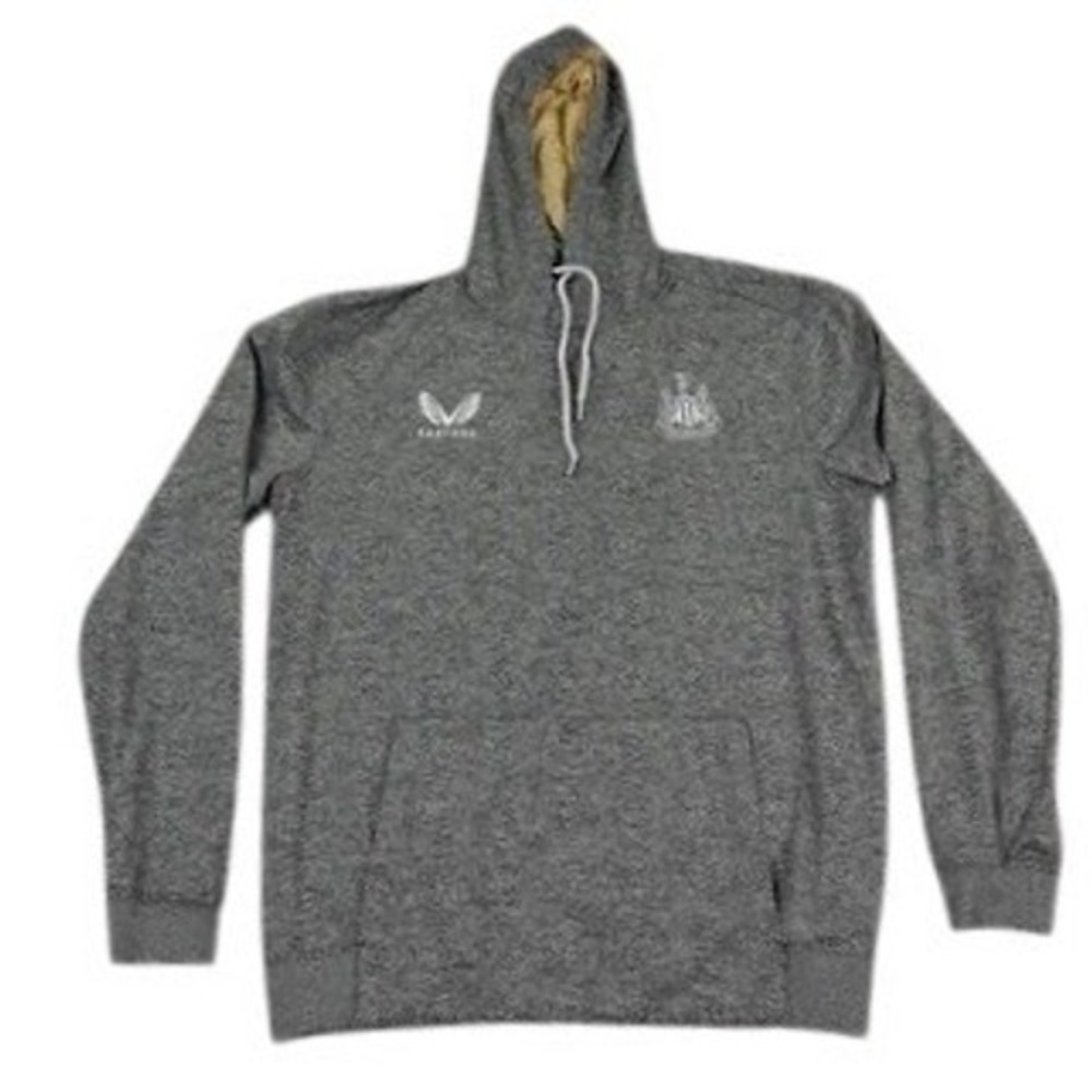 Castore Newcastle United Hoodie Mens‎ Medium Gray Performance Soccer Pullover
